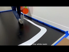 Metallische Epoxidboden-Wohnbeschichtung schaffen dreidimensionale Effekte