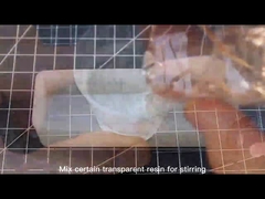 Ultra glänzendes UV-stabiles Epoxidharz erzeugt eine glatte glasartige Veredelung