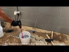 Härte 2 Teil Selbstnivellierende Epoxidharz Niedrige Viskosität Für Gießform