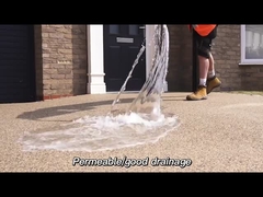 Custom Designs Harz gewaschenen Kiesstein Epoxy Rutschfestigkeit und einfache Wartung