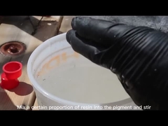 Geruchlose metallische Epoxy-Bodenbeschichtung Abdeckung Spraymarmor Epoxy-Beschichtung