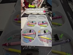 Ein glänzendes Finish mit klarem Harz