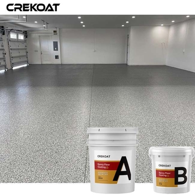 Vinyl Chips Flake Clear Resin Floor, der mit dem Epoxidquarz metallisch beschichtet