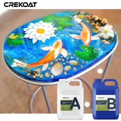 Flüssiges Glas Ultraclear Epoxidharz Bar Tops Verwandeln Objekte in Kunst Wärmebeständigkeit