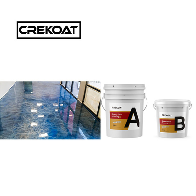 Glanzblaue Metall-Epoxid-Bodenbeschichtung Glättung, ungiftig, geringer Geruch TDS