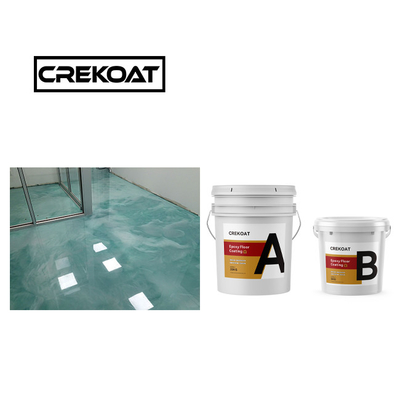 Topcoats Schnelle Trocknung Epoxidharz Bodenbeschichtung Farbe Hochglanz Metall