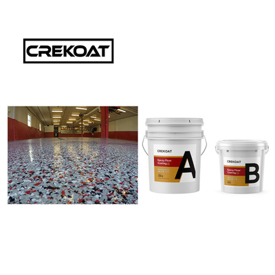 Polyaspartische Dekorationsfarbe für Epoxy-Bodenbelag