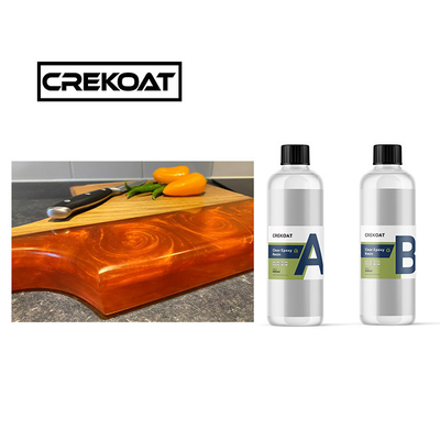 Kristallklare Epoxy-Harz-Kunst-Kit Handwerk Selbstnivellierung Einfache Mischung 1:1 Verhältnis