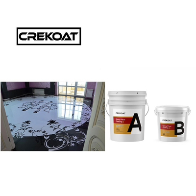 Epoxy-Bodenfarbe mit hohem Glanz, decorative Bodenbeschichtung