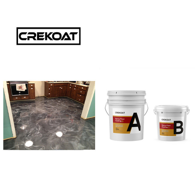 Geruchlose metallische Epoxy-Bodenbeschichtung Abdeckung Spraymarmor Epoxy-Beschichtung