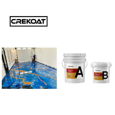 Polieren Metallische Epoxy-Bodenfarbe nahtlose Abrasionsbeständige Epoxy-Beschichtung