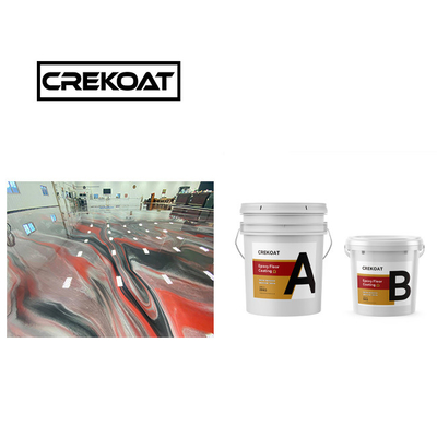 100% Feststoffe Metallische Epoxidbeschichtung mit hohem Aufbau 3 mm antimikrobiell