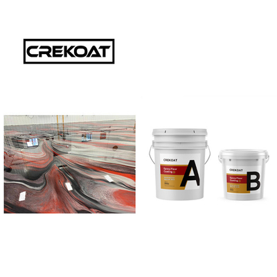 Geruchlose metallische Epoxy-Bodenbeschichtung Abdeckung Spraymarmor Epoxy-Beschichtung