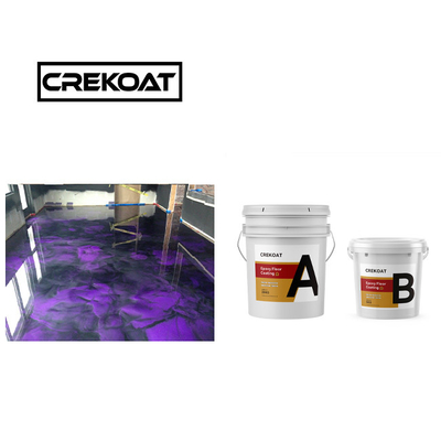 Topcoats Schnelle Trocknung Epoxidharz Bodenbeschichtung Farbe Hochglanz Metall