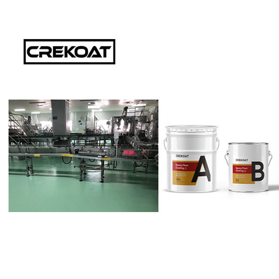 Crekoat-Lösungsmittel-basierte industrielle Epoxigelbelagung für Wohnböden