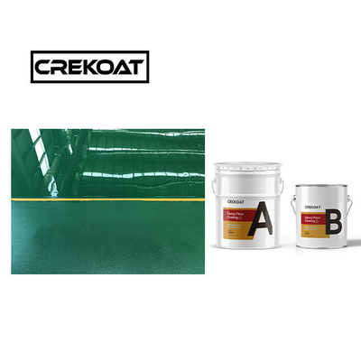 Crekoat-Lösungsmittel-basierte industrielle Epoxigelbelagung für Wohnböden