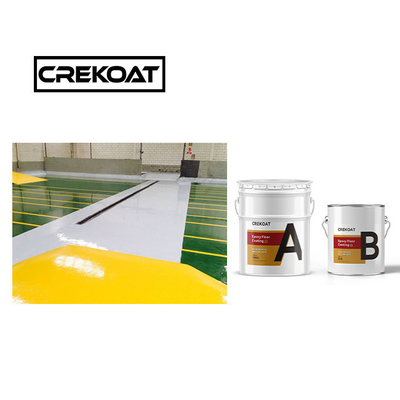 Crekoat-Lösungsmittel-basierte industrielle Epoxigelbelagung für Wohnböden