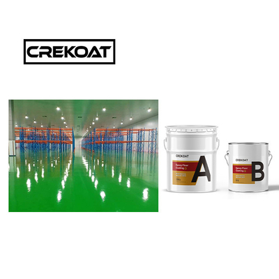 3 mm Wasserbasierte Epoxy-Beschichtung Betonfußbodenfarbe Lösungsmittel getragenen Haftung