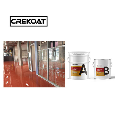 3 mm Wasserbasierte Epoxy-Beschichtung Betonfußbodenfarbe Lösungsmittel getragenen Haftung