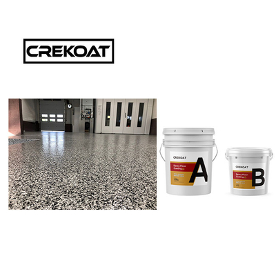 Polyaspartische Dekorationsfarbe für Epoxy-Bodenbelag