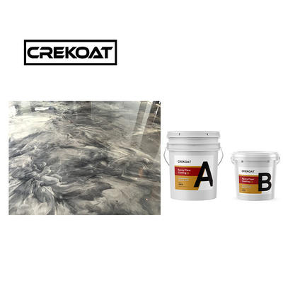 Krekoat Dekorationsbeton Metallische Epoxibodenbeschichtung 3 mm gehärtet nahtlos