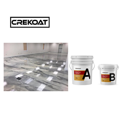 Unübertroffene Arbeitsplatte Metallische Epoxy-Bodenbeschichtung Null VOC nahtloser Hochbau