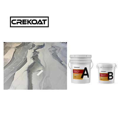 Glanzblaue Metall-Epoxid-Bodenbeschichtung Glättung, ungiftig, geringer Geruch TDS
