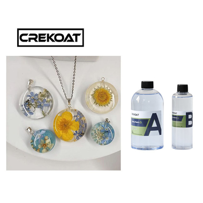 2-teiliges Nahrungsmittelgrad-Crystal Clear Casting Epoxy Art-Harz nicht brennbar