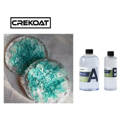 2-teiliges Nahrungsmittelgrad-Crystal Clear Casting Epoxy Art-Harz nicht brennbar