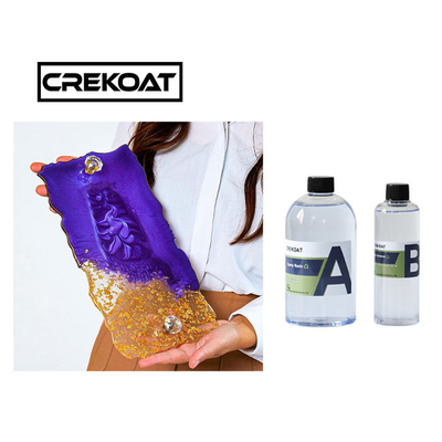 Hochglanz-Selbst, der Crystal Clear Epoxy Resin For-Schmuck-Tischplatte planiert