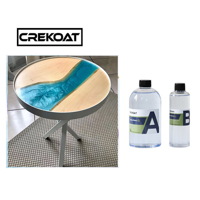 Hochglanz-Selbst, der Crystal Clear Epoxy Resin For-Schmuck-Tischplatte planiert