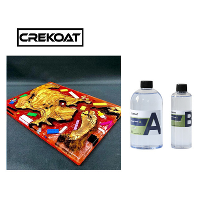 Niedriger Geruch Art Jewelry Epoxy Resin Fast, der Crystal Clear Glass Like Finish kuriert
