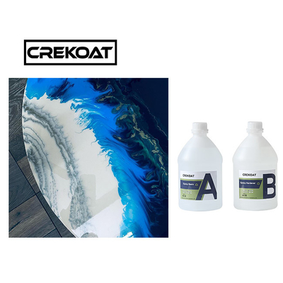 UV-Beständigkeits-Crystal Clear Epoxy Resin For-Fluss verlegt Schmuck-Casting