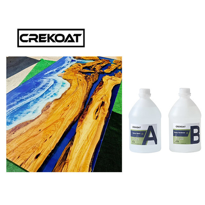 Werfendes Fluss-Tabellen-Epoxidharz Kit Art Clear Epoxy Resin MSDS