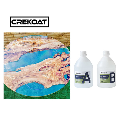 Werfendes Fluss-Tabellen-Epoxidharz Kit Art Clear Epoxy Resin MSDS