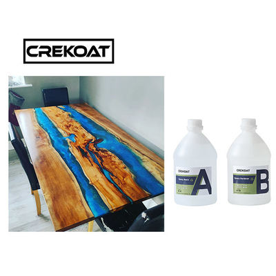 Werfendes Fluss-Tabellen-Epoxidharz Kit Art Clear Epoxy Resin MSDS