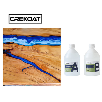 4 Zoll starker Gießharz-Epoxy-Kleber für die einzelne Tabelle gießen Crystal Clear