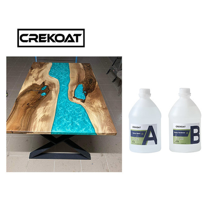 4 Zoll starker Gießharz-Epoxy-Kleber für die einzelne Tabelle gießen Crystal Clear