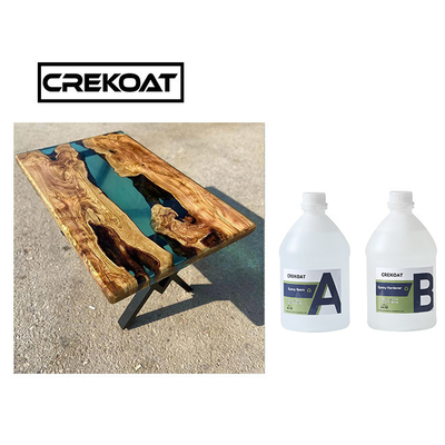 4 Zoll starker Gießharz-Epoxy-Kleber für die einzelne Tabelle gießen Crystal Clear