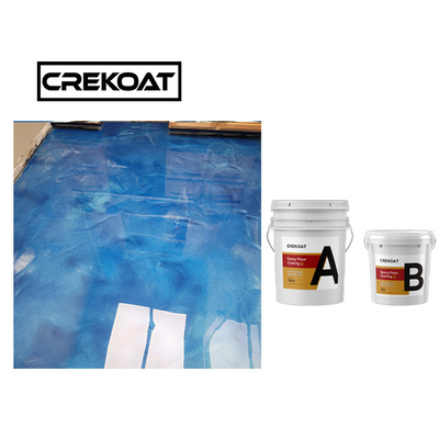Metallischer konkreter Epoxidharzboden malen UVschutz Coating Naturally De Foaming
