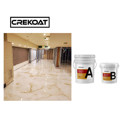 Keinen Blasen-metallischen Epoxidharz-Boden schnell trocknen, der Pearl White beschichtet