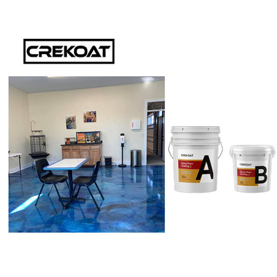Dauerhafte metallische Epoxidboden-Beschichtungs-Antikratzer Grey Color