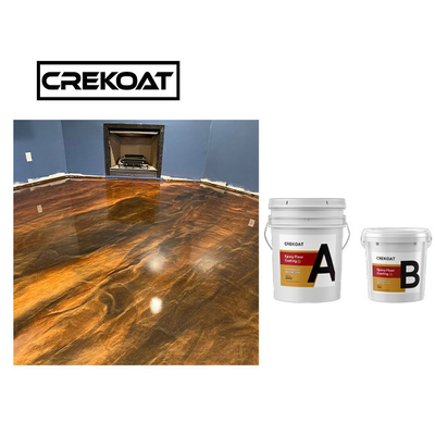 Dauerhafte metallische Epoxidboden-Beschichtungs-Antikratzer Grey Color
