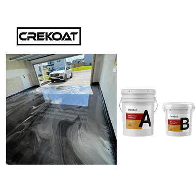 Dauerhafte metallische Epoxidboden-Beschichtungs-Antikratzer Grey Color