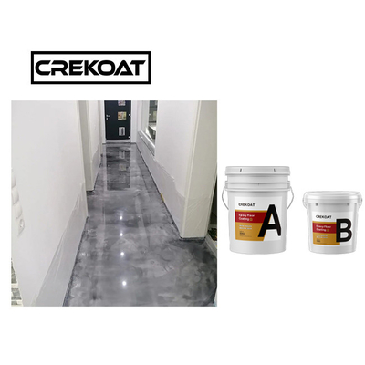 Dauerhafte metallische Epoxidboden-Beschichtungs-Antikratzer Grey Color