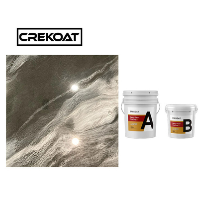 Crystal Clear Concrete Metallic Epoxy-Boden-Beschichtungs-Kratzer beständig