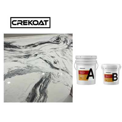 Niedriges VOC-Pulver-Epoxidharz-metallisches Epoxidfarben-Bodenbelag-System