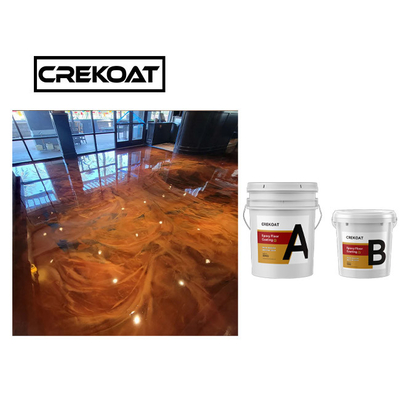 Niedriges VOC-Pulver-Epoxidharz-metallisches Epoxidfarben-Bodenbelag-System
