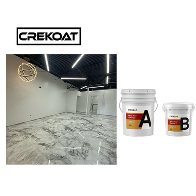 Epoxid-Polyaspartic-Basis des nicht giftigen metallischen Epoxid- Bodenbelag-Harz-freien Raumes