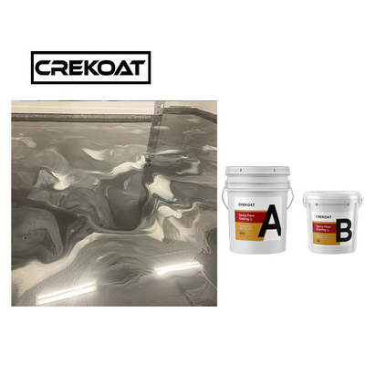Epoxid-Polyaspartic-Basis des nicht giftigen metallischen Epoxid- Bodenbelag-Harz-freien Raumes